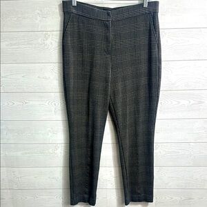 Banana Republic Black and White Straight Legged Dress Pants Women's Size Size 10